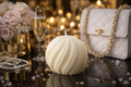 Kézzel készített bubble gyertya – egyedi forma – Adrienn's Candles