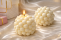 Kézzel készített bubble gyertya – egyedi forma – Adrienn's Candles