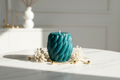 Twisted Cylinder Candle